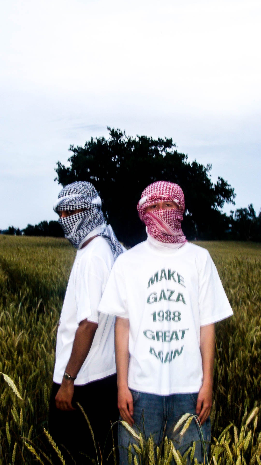 'GAZA 1988' OVERSIZED UNISEX TEE