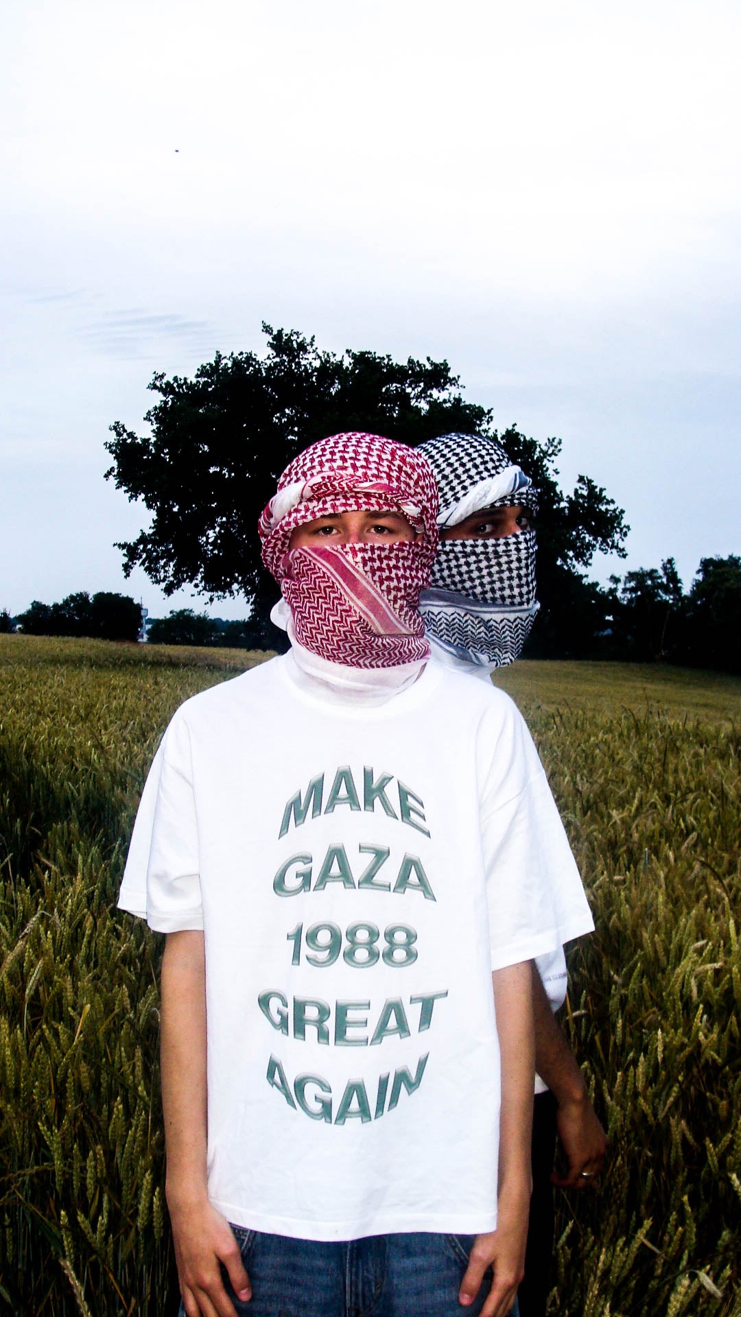 'GAZA 1988' OVERSIZED UNISEX TEE