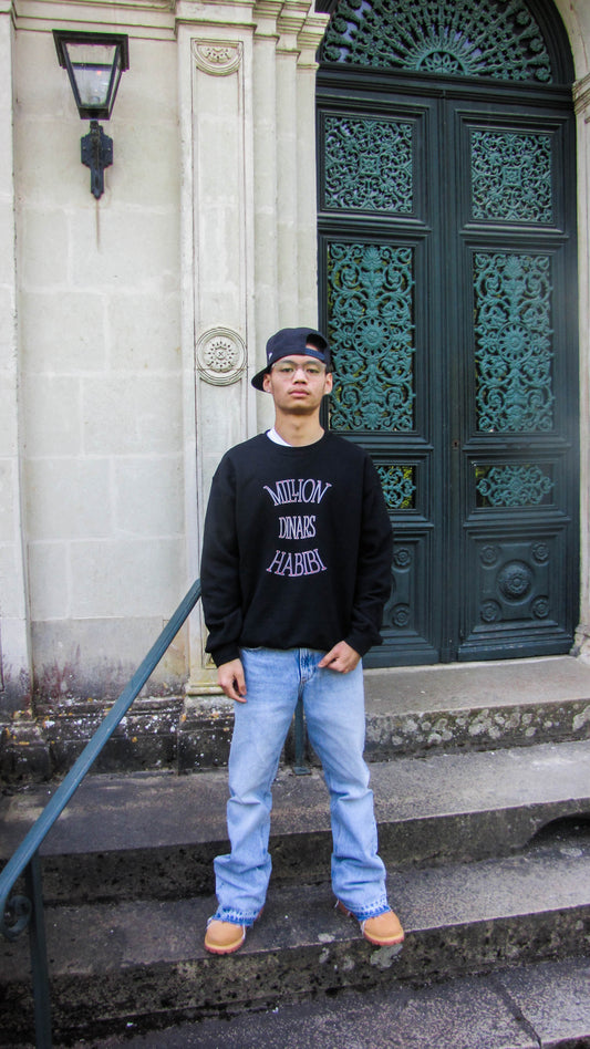 'MILLION DINARS HABIBI' UNISEX CREWNECK