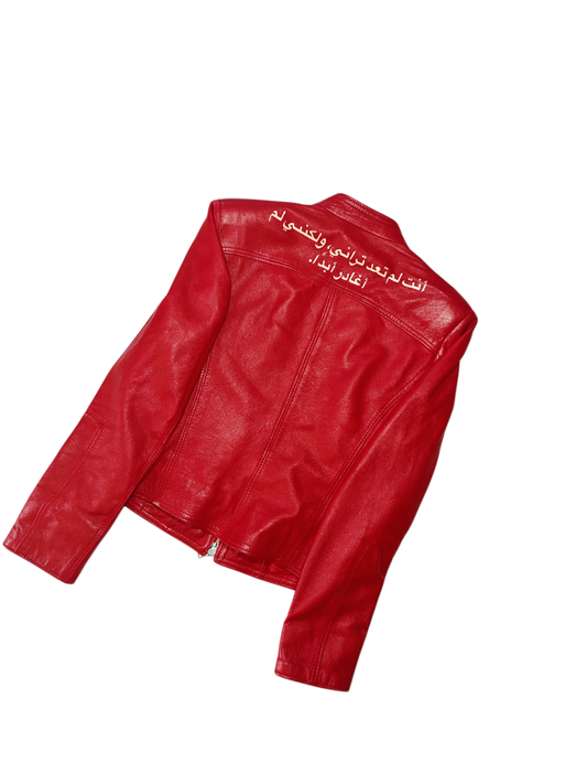 I WAS THERE WOMEN HANDMADE LEATHER JACKET