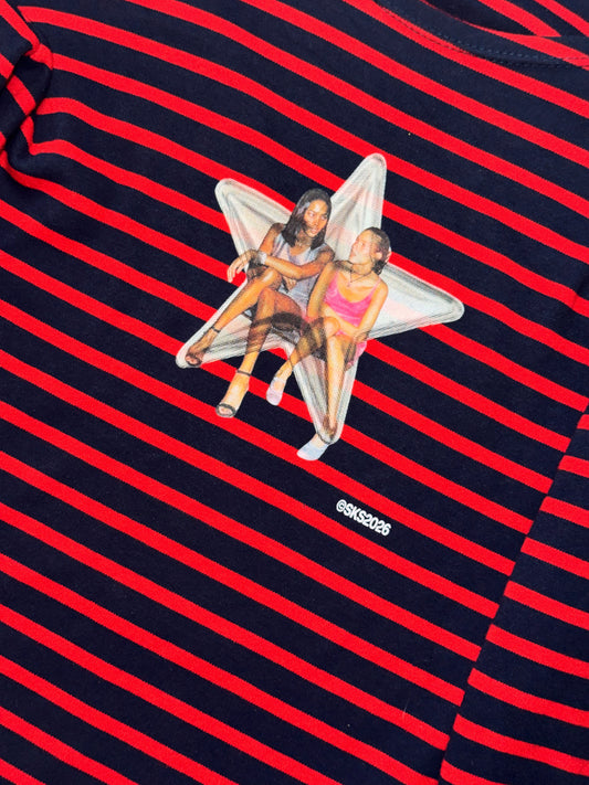 LONELY STAR STRIPPED LONGSLEEVE