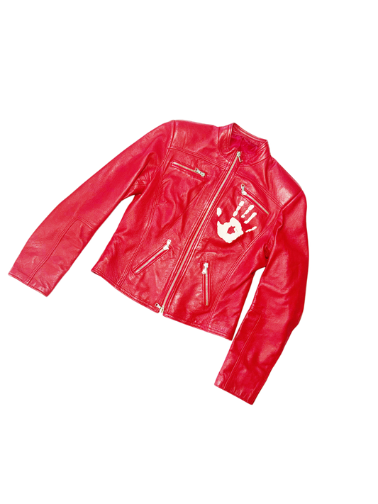 I WAS THERE WOMEN HANDMADE LEATHER JACKET