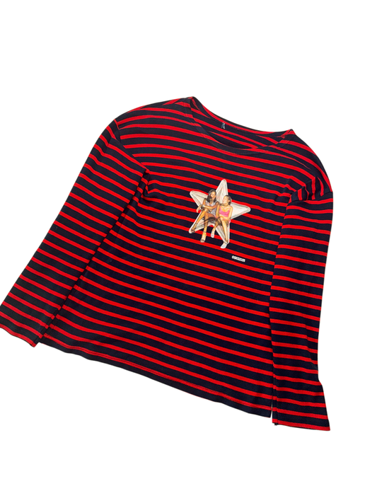 LONELY STAR STRIPPED LONGSLEEVE